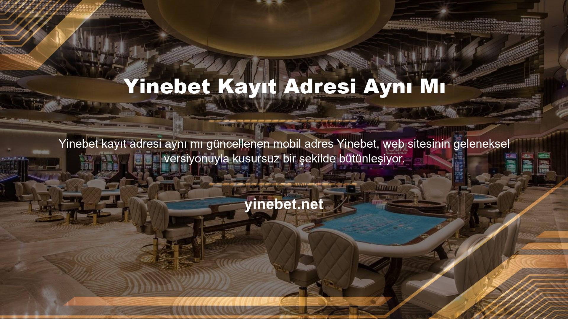 Yinebet web sitesi, özellikle canlı bahis oynamak isteyenler için en iyi kaynaktır